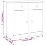 ALTA sideboard solid pine wood 77x35x73 cm by vidaXL, Sideboards - Ref: Foro24-353941, Price: 116,31 €, Discount: %