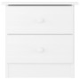 Mesita de noche ALTA madera maciza de pino blanco 41x35x41 cm de vidaXL, Mesitas de noche - Ref: Foro24-353916, Precio: 62,07...