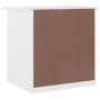 Mesita de noche ALTA madera maciza de pino blanco 41x35x41 cm de vidaXL, Mesitas de noche - Ref: Foro24-353916, Precio: 62,07...