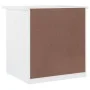 Tall solid white pine wood bedside table 41x35x41 cm by vidaXL, Nightstands - Ref: Foro24-353916, Price: 60,97 €, Discount: %