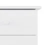 Tall solid white pine wood bedside table 41x35x41 cm by vidaXL, Nightstands - Ref: Foro24-353916, Price: 60,97 €, Discount: %