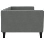 Sofá cama tela gris oscuro 90x200 cm de vidaXL, Camas y somieres - Ref: Foro24-353984, Precio: 172,24 €, Descuento: %