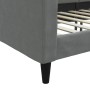 Sofá cama tela gris oscuro 90x200 cm de vidaXL, Camas y somieres - Ref: Foro24-353984, Precio: 172,24 €, Descuento: %