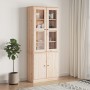 Vitrina de cristal ALTA madera maciza de pino 77x35x186,5 cm de vidaXL, Aparadores - Ref: Foro24-353949, Precio: 278,52 €, De...