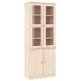 ALTA glass display case solid pine wood 77x35x186.5 cm by vidaXL, Sideboards - Ref: Foro24-353949, Price: 274,85 €, Discount: %