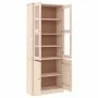 ALTA glass display case solid pine wood 77x35x186.5 cm by vidaXL, Sideboards - Ref: Foro24-353949, Price: 274,85 €, Discount: %