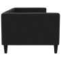 Sofá cama tela negro 80x200 cm de vidaXL, Camas y somieres - Ref: Foro24-353980, Precio: 180,08 €, Descuento: %