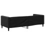 Sofá cama tela negro 80x200 cm de vidaXL, Camas y somieres - Ref: Foro24-353980, Precio: 180,08 €, Descuento: %