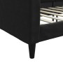 Sofá cama tela negro 80x200 cm de vidaXL, Camas y somieres - Ref: Foro24-353980, Precio: 180,08 €, Descuento: %
