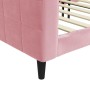 Sofá cama terciopelo rosa 80x200 cm de vidaXL, Camas y somieres - Ref: Foro24-354004, Precio: 198,11 €, Descuento: %