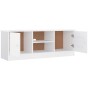 Mueble de TV ALTA madera maciza de pino blanco 112x35x41 cm de vidaXL, Muebles TV - Ref: Foro24-353936, Precio: 88,85 €, Desc...