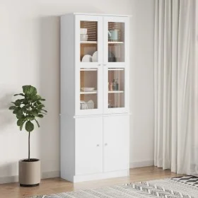 ALTA display cabinet solid white pine wood 77x35x186.5cm by vidaXL, Sideboards - Ref: Foro24-353950, Price: 314,39 €, Discoun...