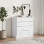 Chest of drawers ALTA solid white pine wood 77x35x73 cm by vidaXL, Drawers - Ref: Foro24-353922, Price: 149,81 €, Discount: %
