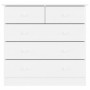 Cómoda cajonera ALTA madera maciza pino blanco 77x35x73 cm de vidaXL, Cajoneras - Ref: Foro24-353922, Precio: 141,18 €, Descu...