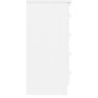 Cómoda cajonera ALTA madera maciza pino blanco 77x35x73 cm de vidaXL, Cajoneras - Ref: Foro24-353922, Precio: 141,18 €, Descu...