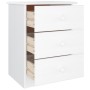 Mesita de noche ALTA madera maciza de pino blanco 41x35x55,5 cm de vidaXL, Mesitas de noche - Ref: Foro24-353918, Precio: 69,...