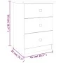 ALTA bedside table solid white pine wood 41x35x55.5 cm by vidaXL, Nightstands - Ref: Foro24-353918, Price: 73,56 €, Discount: %