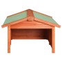 Caseta de cortacésped robótico madera maciza abeto 72x87x50 cm de vidaXL, Fundas para cortadoras de césped - Ref: Foro24-1708...