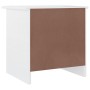 Mesita de noche ALTA madera maciza de pino blanco 41x35x41 cm de vidaXL, Mesitas de noche - Ref: Foro24-353914, Precio: 48,06...