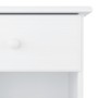 Mesita de noche ALTA madera maciza de pino blanco 41x35x41 cm de vidaXL, Mesitas de noche - Ref: Foro24-353914, Precio: 48,06...