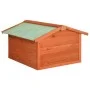 Caseta de cortacésped robótico madera maciza abeto 72x87x50 cm de vidaXL, Fundas para cortadoras de césped - Ref: Foro24-1708...