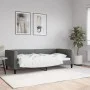 Dark gray fabric sofa bed 90x190 cm by vidaXL, Beds and slatted bases - Ref: Foro24-353994, Price: 208,99 €, Discount: %