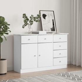 Aparador ALTA madera maciza de pino 112x35x73 cm de vidaXL, Aparadores - Ref: Foro24-353940, Precio: 173,36 €, Descuento: %
