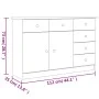 Aparador ALTA madera maciza de pino 112x35x73 cm de vidaXL, Aparadores - Ref: Foro24-353940, Precio: 170,48 €, Descuento: %
