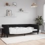 Sofá cama terciopelo negro 100x200 cm de vidaXL, Camas y somieres - Ref: Foro24-354019, Precio: 189,06 €, Descuento: %