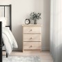 Mesita de noche ALTA madera maciza de pino 41x35x55,5 cm de vidaXL, Mesitas de noche - Ref: Foro24-353917, Precio: 72,98 €, D...