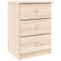 Mesita de noche ALTA madera maciza de pino 41x35x55,5 cm de vidaXL, Mesitas de noche - Ref: Foro24-353917, Precio: 72,98 €, D...