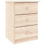 Mesita de noche ALTA madera maciza de pino 41x35x55,5 cm de vidaXL, Mesitas de noche - Ref: Foro24-353917, Precio: 64,51 €, D...
