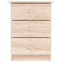Mesita de noche ALTA madera maciza de pino 41x35x55,5 cm de vidaXL, Mesitas de noche - Ref: Foro24-353917, Precio: 72,98 €, D...