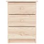 Mesita de noche ALTA madera maciza de pino 41x35x55,5 cm de vidaXL, Mesitas de noche - Ref: Foro24-353917, Precio: 64,51 €, D...