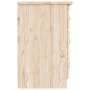 Mesita de noche ALTA madera maciza de pino 41x35x55,5 cm de vidaXL, Mesitas de noche - Ref: Foro24-353917, Precio: 64,51 €, D...