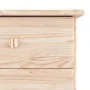 Mesita de noche ALTA madera maciza de pino 41x35x55,5 cm de vidaXL, Mesitas de noche - Ref: Foro24-353917, Precio: 64,51 €, D...
