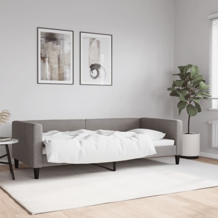 Sofá cama tela gris taupe 90x200 cm de vidaXL, Camas y somieres - Ref: Foro24-353986, Precio: 185,76 €, Descuento: %