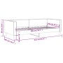 Sofá cama tela gris taupe 90x200 cm de vidaXL, Camas y somieres - Ref: Foro24-353986, Precio: 185,76 €, Descuento: %