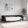 Sofá cama tela negro 90x200 cm de vidaXL, Camas y somieres - Ref: Foro24-353985, Precio: 150,50 €, Descuento: %