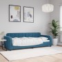 Sofá cama terciopelo azul 80x200 cm de vidaXL, Camas y somieres - Ref: Foro24-354050, Precio: 187,24 €, Descuento: %