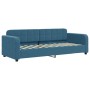 Sofá cama terciopelo azul 80x200 cm de vidaXL, Camas y somieres - Ref: Foro24-354050, Precio: 187,24 €, Descuento: %