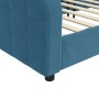 Sofá cama terciopelo azul 80x200 cm de vidaXL, Camas y somieres - Ref: Foro24-354050, Precio: 187,24 €, Descuento: %