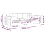 Sofá cama terciopelo azul 80x200 cm de vidaXL, Camas y somieres - Ref: Foro24-354050, Precio: 187,24 €, Descuento: %