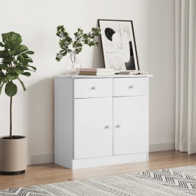 Aparador ALTA madera maciza de pino blanco 77x35x73 cm de vidaXL, Aparadores - Ref: Foro24-353942, Precio: 124,92 €, Descuent...