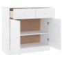 Aparador ALTA madera maciza de pino blanco 77x35x73 cm de vidaXL, Aparadores - Ref: Foro24-353942, Precio: 124,92 €, Descuent...
