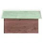 Caseta de cortacésped robótico madera abeto moca y blanco de vidaXL, Fundas para cortadoras de césped - Ref: Foro24-170880, P...