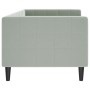 Sofá cama terciopelo gris claro 80x200 cm de vidaXL, Camas y somieres - Ref: Foro24-354001, Precio: 186,16 €, Descuento: %