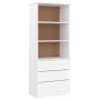 Librería con cajones ALTA madera de pino blanco 60x35x142 cm de vidaXL, Librerías y estanterías - Ref: Foro24-353952, Precio:...