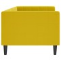 Sofá cama terciopelo amarillo 80x200 cm de vidaXL, Camas y somieres - Ref: Foro24-354006, Precio: 177,42 €, Descuento: %