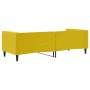 Sofá cama terciopelo amarillo 80x200 cm de vidaXL, Camas y somieres - Ref: Foro24-354006, Precio: 177,42 €, Descuento: %